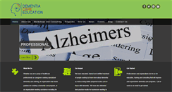 Desktop Screenshot of dementiacareeducation.com